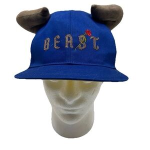 Disney Parks Beast Snapback Hat w Horns Beauty and the Beast Adult
